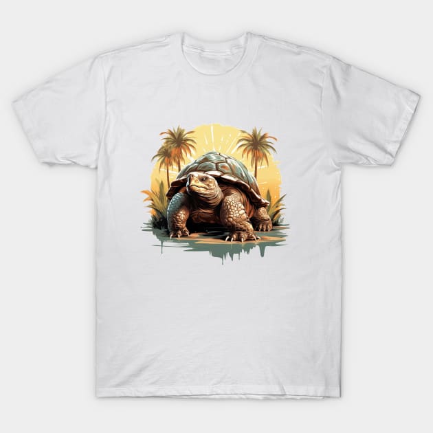 Alligator Snapping Turtle T-Shirt by zooleisurelife